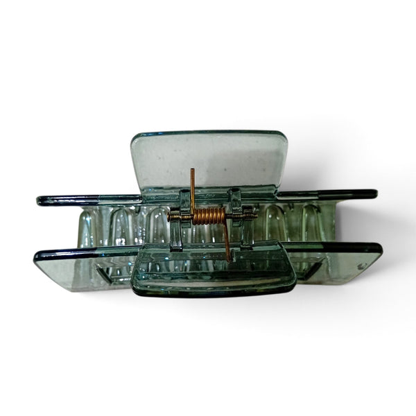 HAIRSTORY Rectangle Crystal Hair Clamp