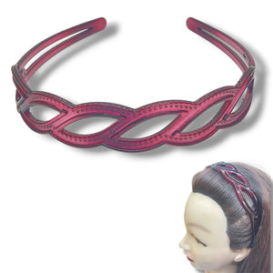 HAIRSTORY Y4006 France Multi-Color Infinity Weave Headband