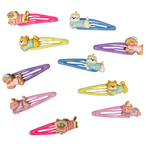 HAIRSTORY Animal Colorful Bean Snap clip (#21-A)