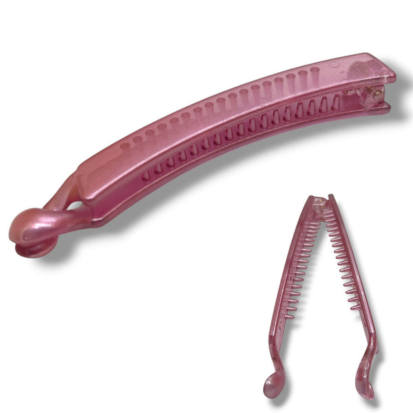 HAIRSTORY CHROME Plain Banana Clamp Clip