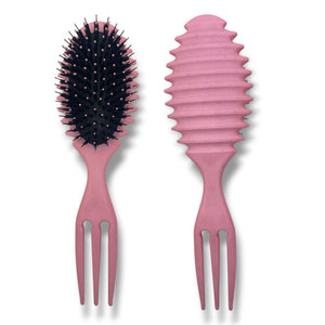 HAIRSTORY #9040 Defining Styling Brush Double Edges Oval Random Color