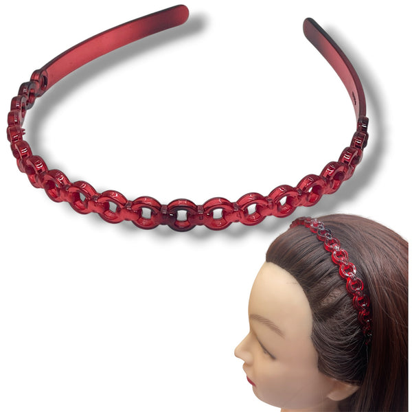 HAIRSTORY T084 France Multi-Color Chain Link Headband
