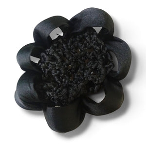 HAIRSTORY G73-G75 Black Velvet Hair Net Bun