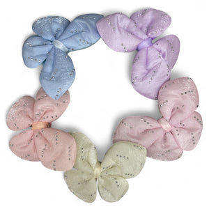 HAIRSTORY Shimmered Chiffon Butterfly Pin Curl (002-SCB)