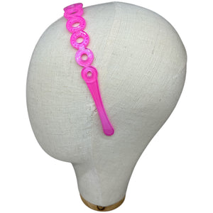 HAIRSTORY T062 Shimmer Round Holes Headband
