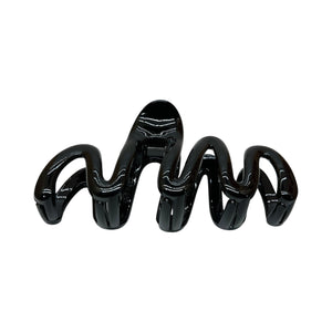 HAIRSTORY D817 Glossy Zigzag Hair Claw