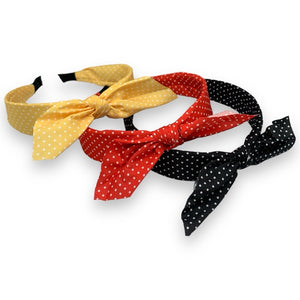 HAIRSTORY Polka Headband-#9A