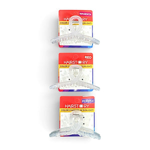 HAIRSTORY Sun UV Color Changing Large Knot Classic Hair Clip Clamp