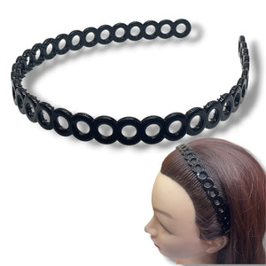 HAIRSTORY 4152-Y4158 Black Collection Multi-Design Headbands