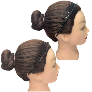 Plain Black & Brown Shark Tooth Headband