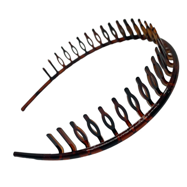 Plain Black & Brown Shark Tooth Headband