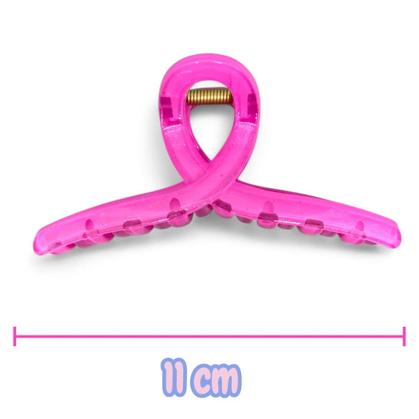 HAIRSTORY D686 SHIMMER Classic Knot Hair Claw Clamp Clip