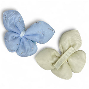 HAIRSTORY Shimmered Chiffon Butterfly Pin Curl (002-SCB)