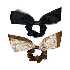 HAIRSTORY 2405 Bowknot Scrunchies Printed