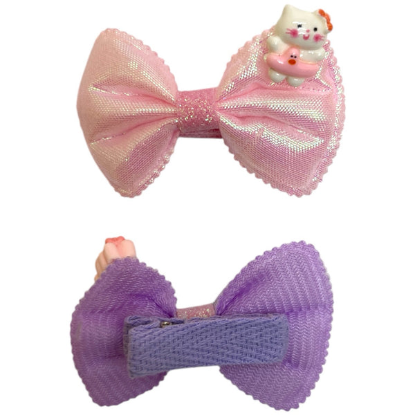 HAIRSTORY Metallic Animal Ribbon Charm Pin Curl (001-MRA)