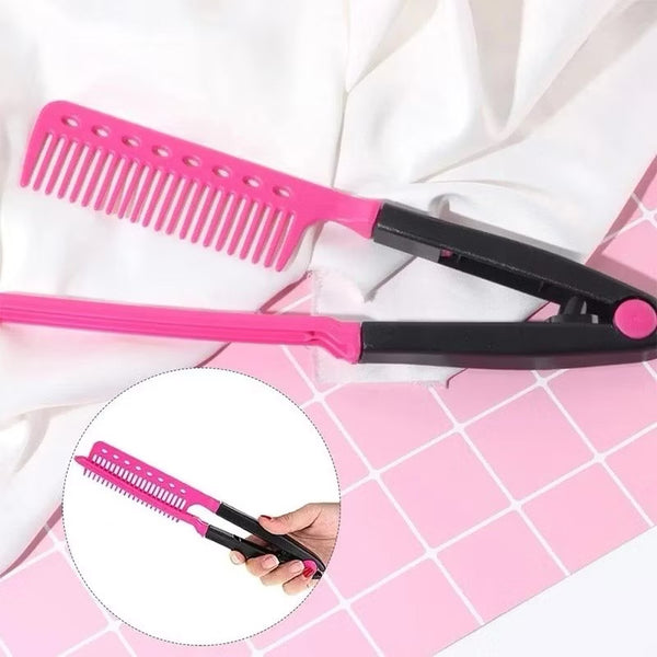 HAIRSTORY D6028 CURLING/STRAIGHT STYLING COMB RANDOM COLOR