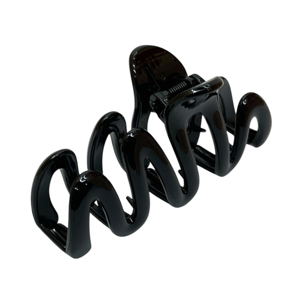 HAIRSTORY D817 Glossy Zigzag Hair Claw