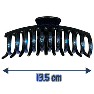 HAIRSTORY D651-D504 Shimmer Jumbo Big Claw Hair Clamp Clip
