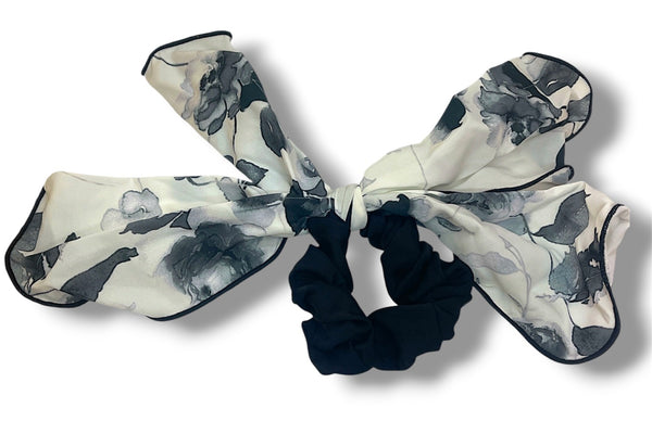 HAIRSTORY 6041 Bow Knot Scrunchies Floral