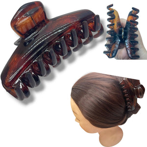 HAIRSTORY 9CM Non-Slip Classic Hair Claw Clamp