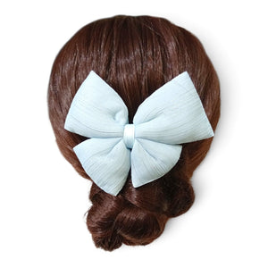 HAIRSTORY Bow Shimmer Silver Details