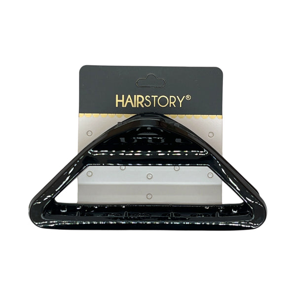 HAIRSTORY D842 Classic Glossy Triangle Hair Claw Clamp