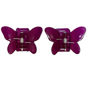 HAIRSTORY Sun UV Color Changing Clips Small Butterfly Hair Claw