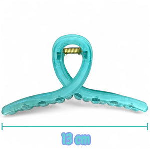 HAIRSTORY D832 SHIMMER Classic Knot Hair Claw Clamp Clip