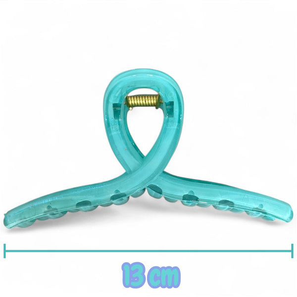 HAIRSTORY D832 SHIMMER Classic Knot Hair Claw Clamp Clip