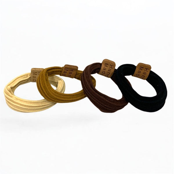 HAIRSTORY Thick High Elastic Bear Hair Tie Ponytail (2410)