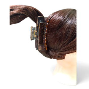 HAIRSTORY Rectangle Crystal Hair Clamp