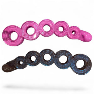 HAIR B114 Shimmer Basic Round Holes Banana Clamp ClipSTORY