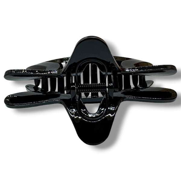 HAIRSTORY Glossy Black Star Hair Claw Clamp