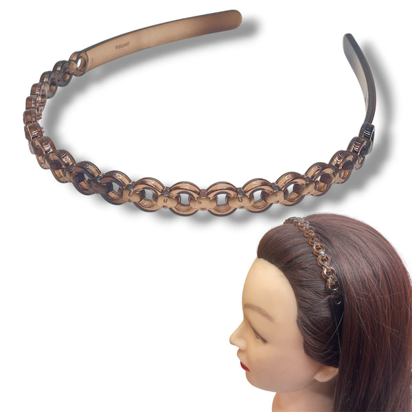 HAIRSTORY T084 France Multi-Color Chain Link Headband