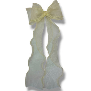 HAIRSTORY #210-3 Ribbon Long Bow Mesh/Lining