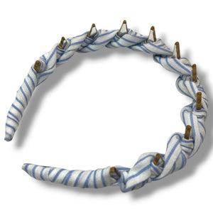 HAIRSTORY Stripe Wrapped Headband