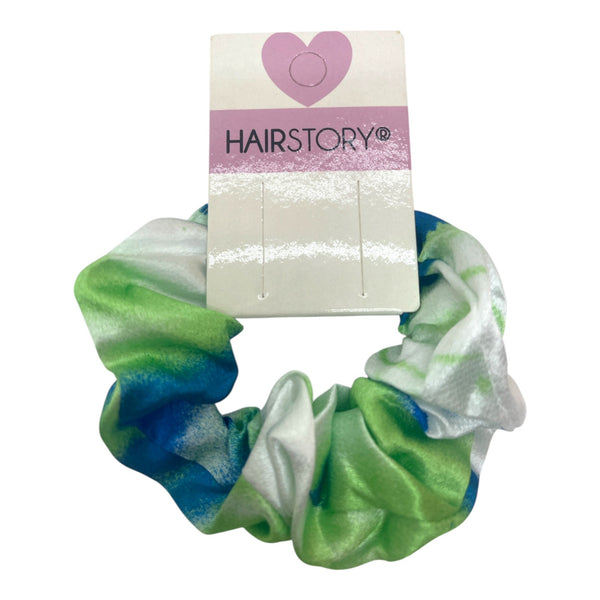 HAIRSTORY Tie Dye Rainbow Hair Scrunchie