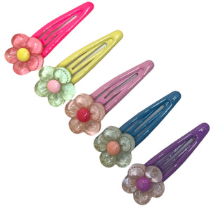 HAIRSTORY Flower Colorful Bean Snap clip (#21-F)