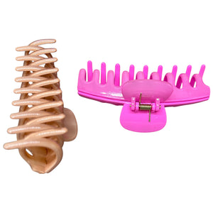 HAIRSTORY D651-D504 Shimmer Jumbo Big Claw Hair Clamp Clip