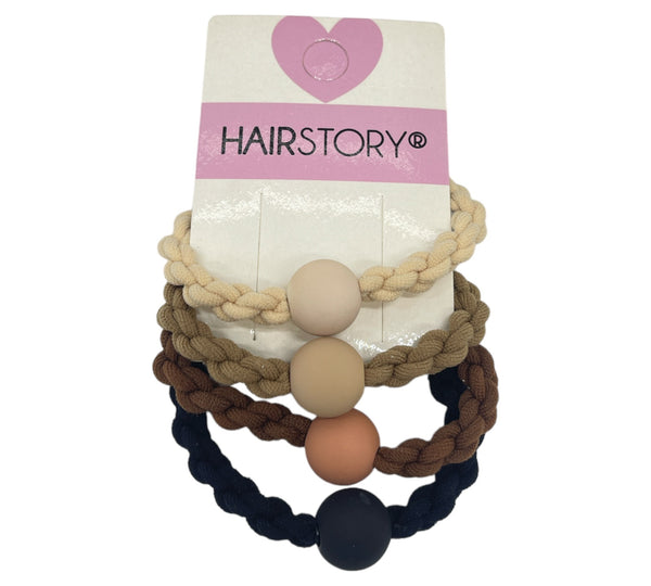 HAIRSTORY Plain Twisted Hair tie Ponytail-#65