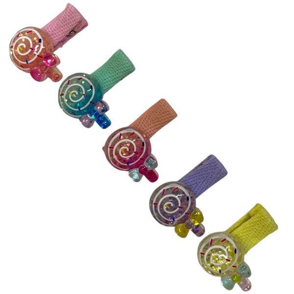 HAIRSTORY Lollipop Charm Snap Clip (001-L)