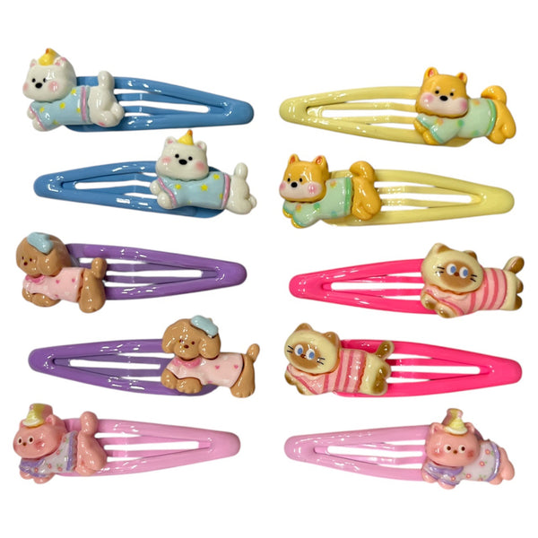 HAIRSTORY Animal Colorful Bean Snap clip (#21-A)