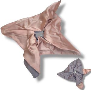 HAIRSTORY #6028 Square Scrunchies Reversible