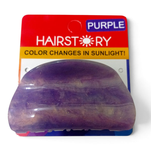 HAIRSTORY CCAH-010  Sun UV Color Changing Acrylic Cloud Clamp