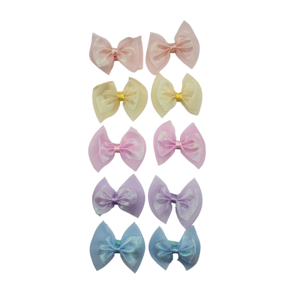 HAIRSTORY Metallic Ribbon Pin Curl (001-MR)