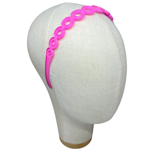 HAIRSTORY T062 Shimmer Round Holes Headband