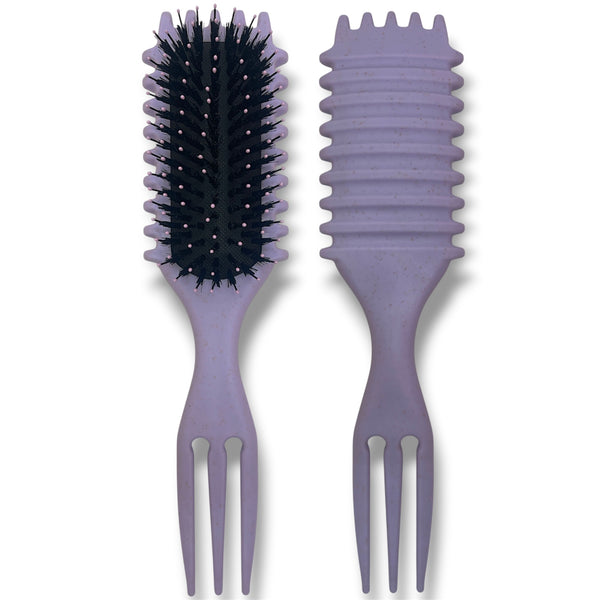 HAIRSTORY #9041 2in1 Defining Styling Brush Double Edges Rectangle Random Color