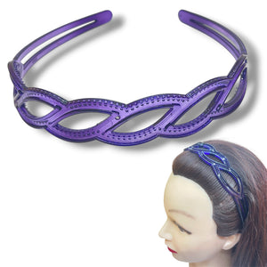 HAIRSTORY Y4006 France Multi-Color Infinity Weave Headband