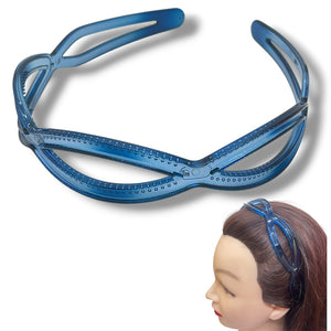 HAIRSTORY FRANCE Y4007 Multi-Color Oval Braided Headband
