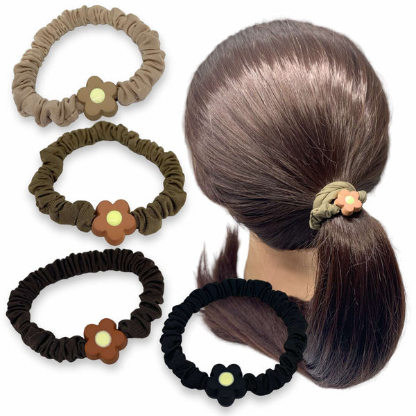 HAIRSTORY Flower Hair Tie Ponytail (#64)